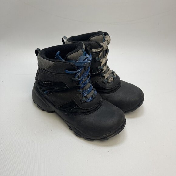 Columbia Rope Tow Boots Unisex Waterproof Youth Size 4 Snow Boots Blue Winter - Picture 4 of 15